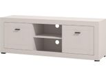 Dmora Mobile Porta Tv Sillaro 148X42X54H Cm Bianco Crema, 2 Ripiani 2 Ante