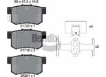 Bendix Braking BPD1839 Set Di Pastiglie Freno, Freno A Disco Oe 6000628642 Compatibile Con Sedici