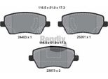 Bendix Braking BPD1264 Set Di Pastiglie Freno, Freno A Disco Oe D10601HA1A Compatibile Con Micra, Note