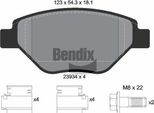 Bendix Braking BPD2065 Set Di Pastiglie Freno, Freno A Disco Oe 410609192R Compatibile Con Megane