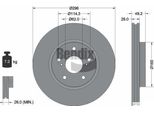 Bendix Braking BDS1693 Disco Freno Oe 4351230310 Compatibile Con Is, Mark