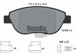 Bendix Braking BPD1475 Set Di Pastiglie Freno, Freno A Disco Oe 1611140780 Compatibile Con C4, Doblo, Idea, Musa, 207
