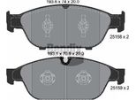 Bendix Braking BPD1497 Set Di Pastiglie Freno, Freno A Disco Oe 4G0698151B Compatibile Con A6 4G, A7 4G, A8 4H