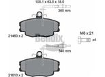 Bendix Braking BPD1792 Set Di Pastiglie Freno, Freno A Disco Oe 95658557 Compatibile Con Zx
