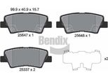 Bendix Braking BPD2257 Set Di Pastiglie Freno, Freno A Disco Oe 583023LA10 Compatibile Con Grandeur, Optima