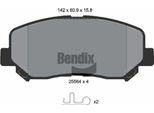 Bendix Braking BPD1392 Set Di Pastiglie Freno, Freno A Disco Oe K0Y13323Z Compatibile Con CX-5
