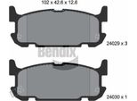 Bendix Braking BPD2080 Set Di Pastiglie Freno, Freno A Disco Oe N0Y7648Z Compatibile Con MX-5