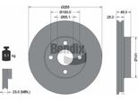 Bendix Braking BDS2034 Disco Freno Oe 1061001091 Compatibile Con Corolla