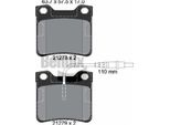 Bendix Braking BPD1414 Set Di Pastiglie Freno, Freno A Disco Oe 1611456880 Compatibile Con 406, 607