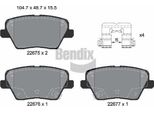 Bendix Braking BPD2345 Set Di Pastiglie Freno, Freno A Disco Oe 58302G4A30 Compatibile Con I30, Ceed, Proceed, Xceed