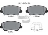 Bendix Braking BPD2470 Set Di Pastiglie Freno, Freno A Disco Oe 58101A5A30 Compatibile Con I30, Ceed, Cerato, Proceed