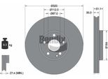 Bendix Braking BDS1963 Disco Freno Oe 402065DH0A Compatibile Con Classe A, Classe B, Cla, Classe Gla