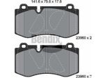 Bendix Braking BPD1390 Set Di Pastiglie Freno, Freno A Disco Oe 0044206220 Compatibile Con Cls, Classe E, Classe S, Sl
