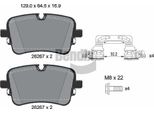 Bendix Braking BPD1647 Set Di Pastiglie Freno, Freno A Disco Oe 4KE698451D Compatibile Con A6 4A, A7 4K, A8 4N, E-Tron, Q7, Q8, Touareg