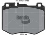 Bendix Braking BPD1280 Set Di Pastiglie Freno, Freno A Disco Oe 0004206700 Compatibile Con Classe C, Cls, Classe E