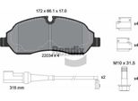 Bendix Braking BPD1248 Set Di Pastiglie Freno, Freno A Disco Oe 1824121 Compatibile Con Tourneo, Transit