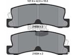 Bendix Braking BPD1850 Set Di Pastiglie Freno, Freno A Disco Oe 0446633150 Compatibile Con Es, Rx, Avensis, Camry, Celica, Corolla,