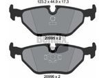Bendix Braking BPD1740 Set Di Pastiglie Freno, Freno A Disco Oe 1157044 Compatibile Con Serie 3 E30, Serie 3 E36, Serie 5 E34, Serie 7 E32, Serie Z3 E36