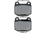 Bendix Braking BPD1814 Set Di Pastiglie Freno, Freno A Disco Oe 980139069 Compatibile Con Lancer, 350 Z, Gt 86
