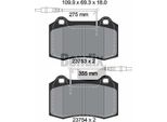 Bendix Braking BPD2034 Set Di Pastiglie Freno, Freno A Disco Oe 425251 Compatibile Con 406