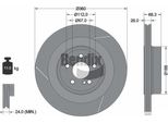 Bendix Braking BDS2050HC Disco Freno Oe 2124230412 Compatibile Con Classe C, Cls, Classe E