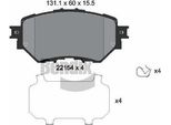 Bendix Braking BPD2309 Set Di Pastiglie Freno, Freno A Disco Oe BJY73328ZA Compatibile Con 3