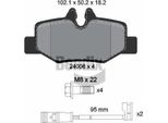 Bendix Braking BPD1089 Set Di Pastiglie Freno, Freno A Disco Oe 0004216210 Compatibile Con Viano, Vito