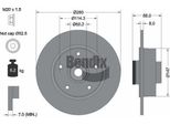 Bendix Braking BDS1160 Disco Freno Oe 432001539R Compatibile Con Fluence, Megane