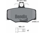 Bendix Braking BPD1474 Set Di Pastiglie Freno, Freno A Disco Oe 440603F025 Compatibile Con Almera, Primera
