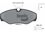 Bendix Braking BPD1042 Set Di Pastiglie Freno, Freno A Disco Oe 4106000Q1F Compatibile Con Primastar, Vivaro, Espace, Trafic
