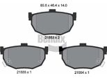 Bendix Braking BPD1810 Set Di Pastiglie Freno, Freno A Disco Oe 583022CA00 Compatibile Con Coupé, Elantra, Lantra, Tiburon, Cerato