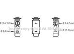 Ava OL1461 Valvola Di Espansione, Climatizzatore Oe 08512108 Compatibile Con Astra H, Astra (A04)