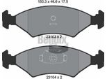 Bendix Braking BPD1923 Set Di Pastiglie Freno, Freno A Disco Oe 1010503 Compatibile Con Courier, Fiesta, Puma