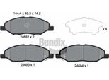 Bendix Braking BPD2185 Set Di Pastiglie Freno, Freno A Disco Oe 1N263328Z Compatibile Con Micra, Note, Tiida
