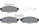 Bendix Braking BPD1548 Set Di Pastiglie Freno, Freno A Disco Oe 6000611054 Compatibile Con Fullback, L200