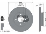 Bendix Braking BDS1316 Disco Freno Oe 517121G000 Compatibile Con Accent, I20, Rio