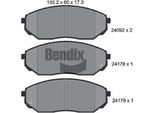 Bendix Braking BPD2093 Set Di Pastiglie Freno, Freno A Disco Oe 581013ED00 Compatibile Con Sorento