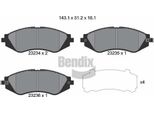 Bendix Braking BPD1949 Set Pastiglie Freno, Freno A Disco Oe 9007094 Compatibile Con Aveo, Lacetti, Nubira, Rezzo, Vectra, Aranos, Espero, Evanda, Lanos, Leganza