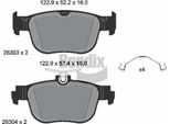 Bendix Braking BPD1652 Set Di Pastiglie Freno, Freno A Disco Oe 5WA698451E Compatibile Con A3 8Y, Leon, Octavia, Caddy, Golf Viii