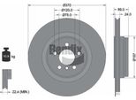Bendix Braking BDS2035 Disco Freno Oe 34216775291 Compatibile Con Serie 5 F07, Serie 7 F01