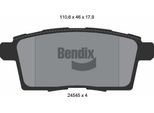 Bendix Braking BPD2167 Set Di Pastiglie Freno, Freno A Disco Oe 7T412200AA Compatibile Con CX-7, CX-9