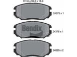 Bendix Braking BPD2144 Set Di Pastiglie Freno, Freno A Disco Oe 581013KA20 Compatibile Con Grandeur, Sonata, Opirus