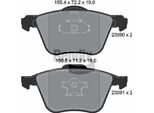 Bendix Braking BPD2015 Set Di Pastiglie Freno, Freno A Disco Oe 274285 Compatibile Con S60, V70, XC90