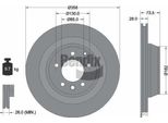 Bendix Braking BDS1491 Disco Freno Oe 7L8615601 Compatibile Con Q7, Cayenne, Touareg