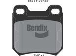 Bendix Braking BPD1744 Set Di Pastiglie Freno, Freno A Disco Oe 1605005 Compatibile Con Vectra, Omega, Senator