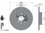 Bendix Braking BDS1297 Disco Freno Oe 51806099 Compatibile Con Grande Punto, Punto, Corsa D