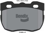 Bendix Braking BPD1791 Set Pastiglie Freno, Freno A Disco Oe RTC5000 Compatibile Con Defender