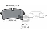 Bendix Braking BPD2304 Set Di Pastiglie Freno, Freno A Disco Oe 95B698451 Compatibile Con Macan