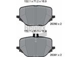 Bendix Braking BPD1659 Set Di Pastiglie Freno, Freno A Disco Oe 0004209402 Compatibile Con Classe S