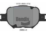 Bendix Braking BPD2057 Set Di Pastiglie Freno, Freno A Disco Oe 0446521030 Compatibile Con Celica, Corolla, Matrix